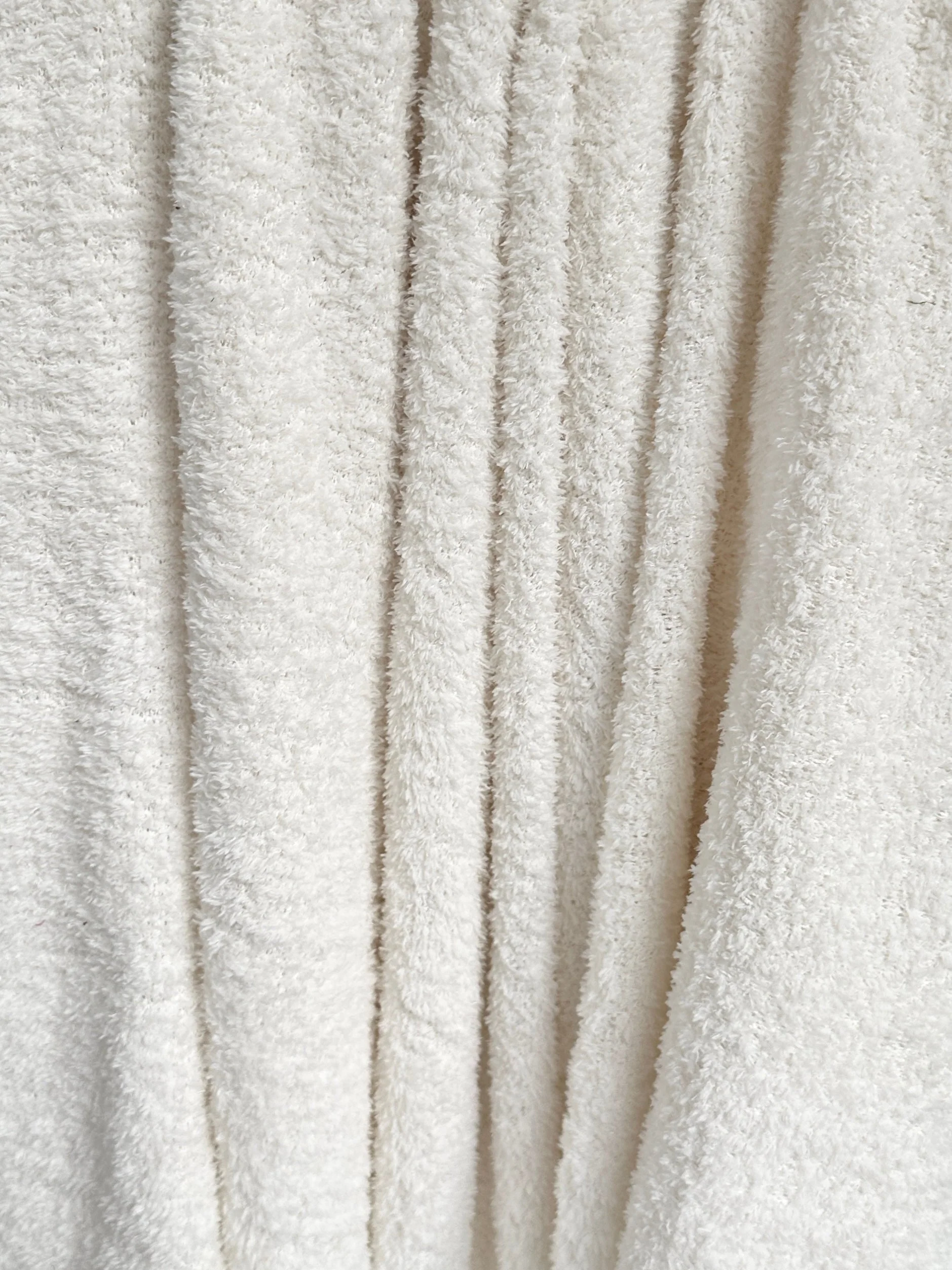 Cream Terry Cloth Knit