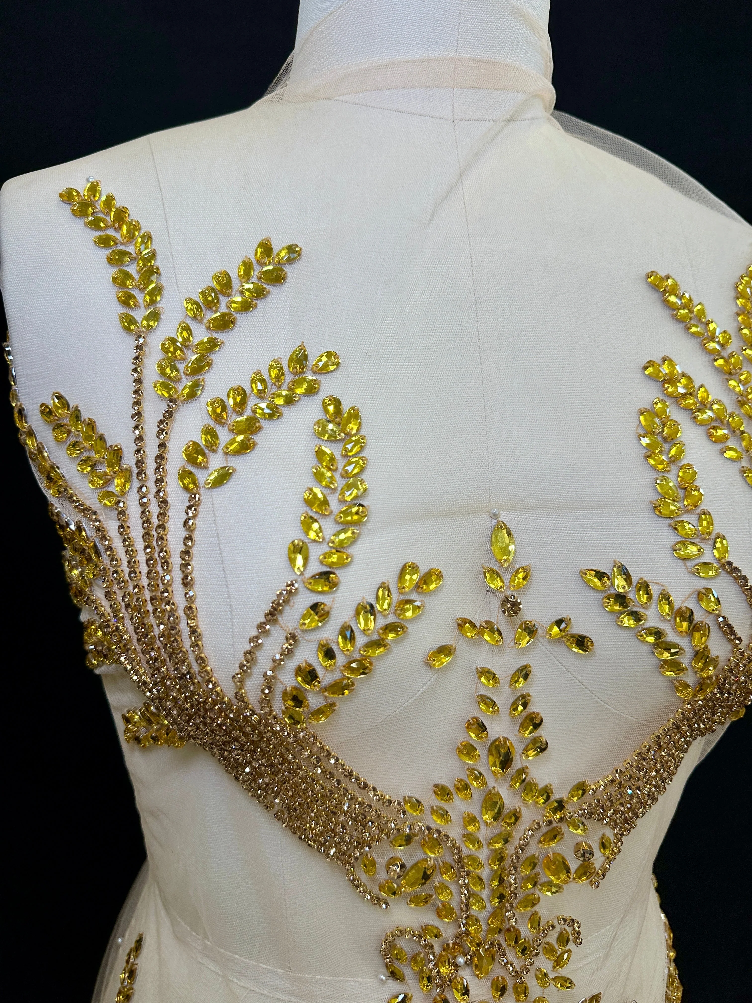 Zara Rhinestones Bodice Applique - Image 2